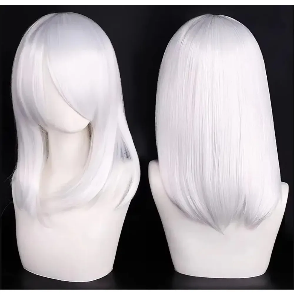 High Quality 40cm Medium Cosplay Wig with Bang, Black Blond